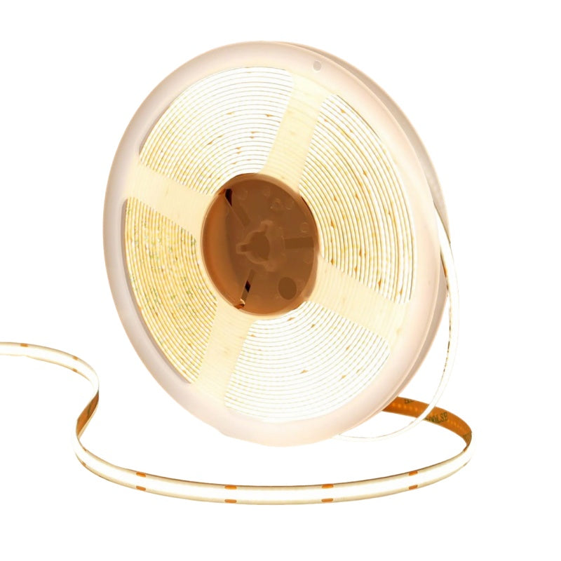 24V COB Warm White 5M LED Strip Light 1600LEDs Flexible