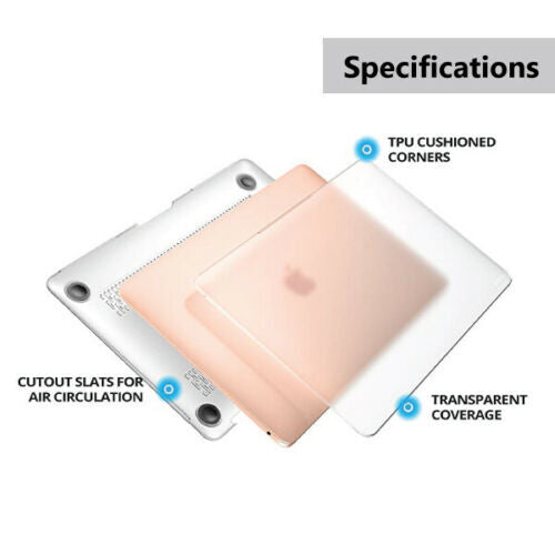 For Macbook Air 13" A1932(Retina, 2020) Protective Hard Case+Keyboard Cover