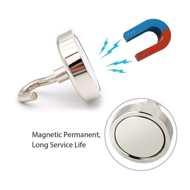 6x  32mm Magnetic Hooks Strong Refrigerator Hanger Holder Rare Earth Magnet