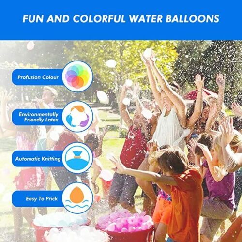 111pcs Water Balloons Self Bunches Tying Magic Beach Party Bomb Game
