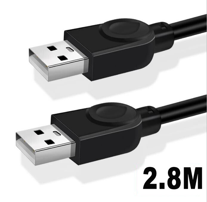 High Speed USB Extension Data Cable Type A Male to Male to Female 1.4/2.8/4.8M