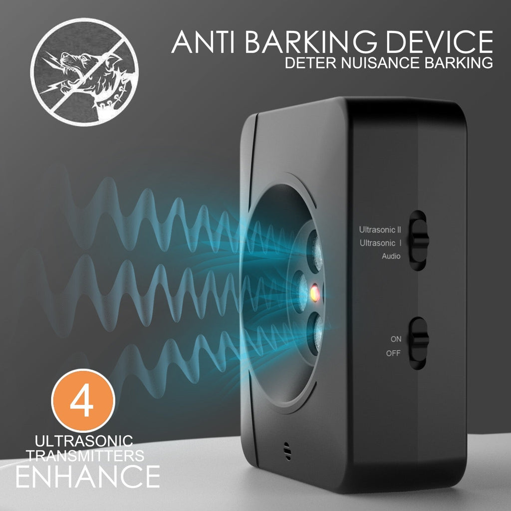 Ultrasonic Anti Bark Device Outdoor Dog Barking Control Stop Repeller Silencer