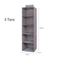 Wardrobe Hanging Storage Boxes Clothes Hanger Organizer Shelf Rack