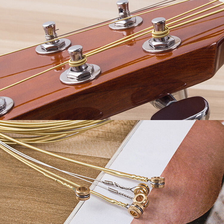 Acoustic Music Guitar Strings Steel Premium Light Universal 6Pcs