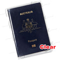 Passport Cover Transparent Clear Protector Travel Holder Organizer Wallet Cover
