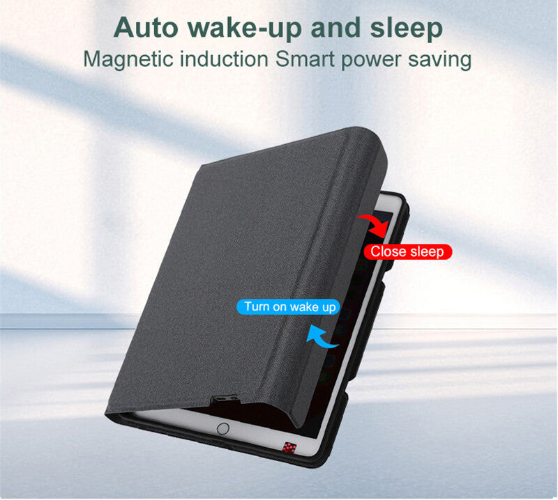 Wireless iPad Keyboard Case Cover Bluetooth Touchpad for iPad 9/8/7 10.2"