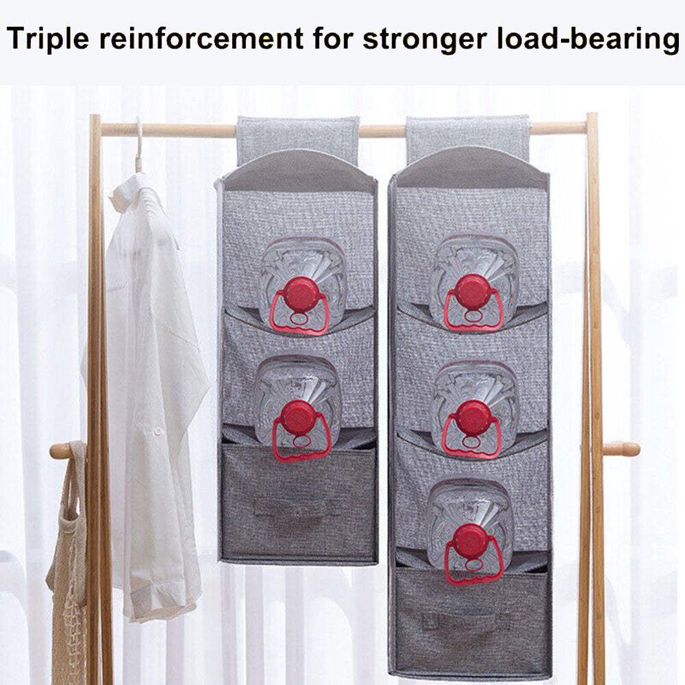Wardrobe Hanging Storage Boxes Clothes Hanger Organizer Shelf Rack