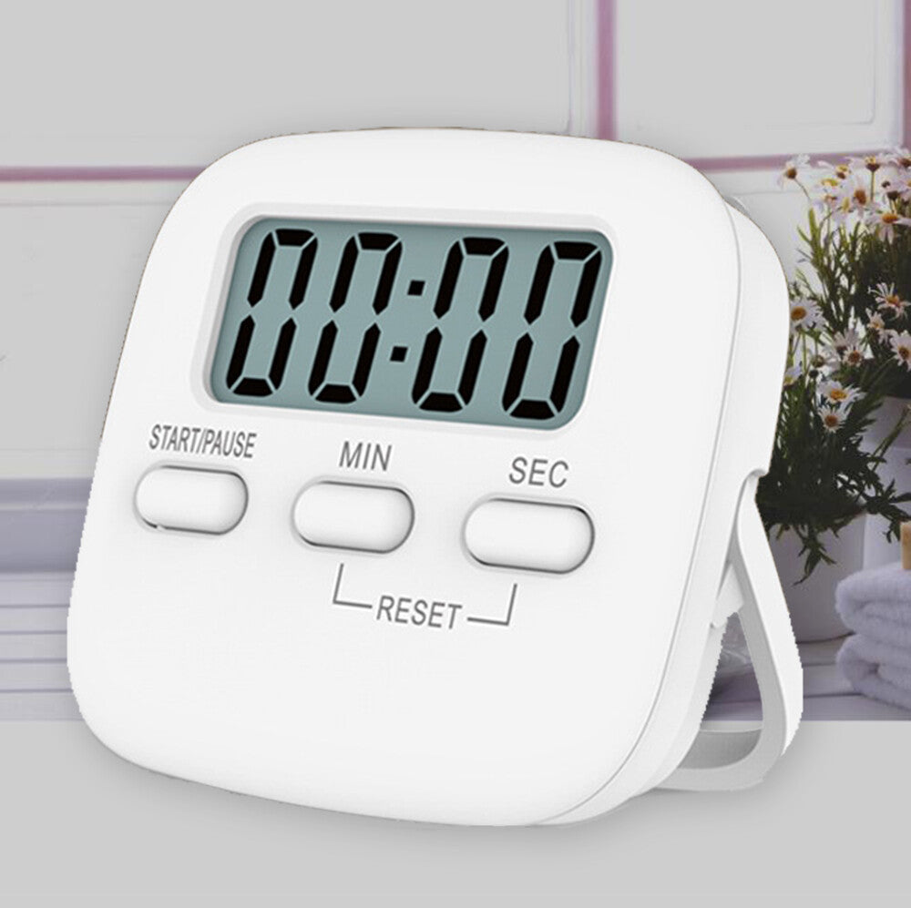 Kitchen Timer LCD Digital Magnetic Loudly Alarm Countdown 99min