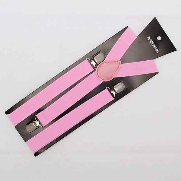 Mens Suspenders Braces Elastic Strong Adjustable Formal Wedding