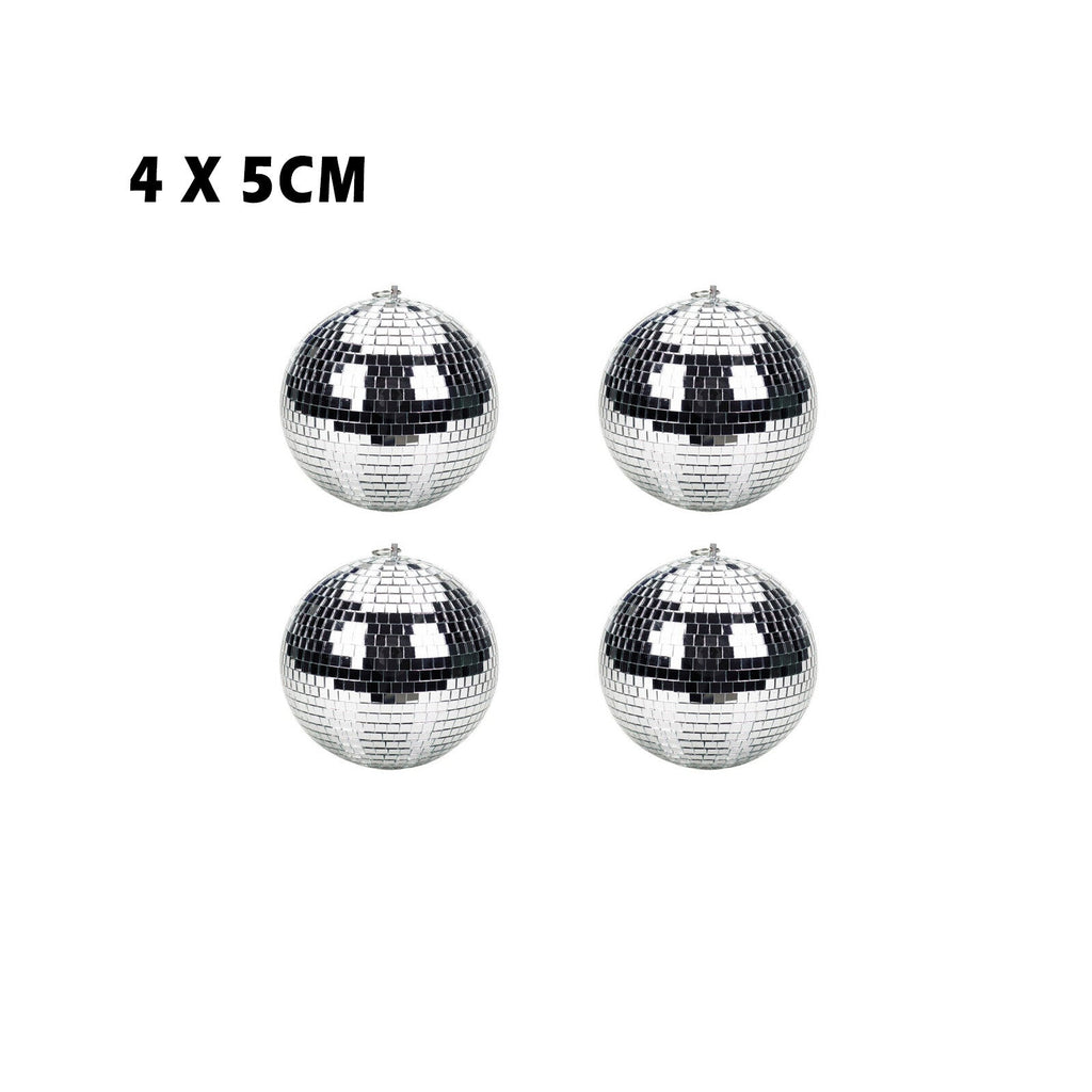 3/5/10/20cm Disco Mirror Ball DJ Light Silver Dance Party Stage Lighting Eve