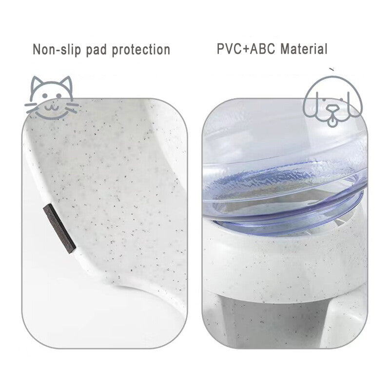 Automatic 3.8L Water Feeder Food Pet Dog Cat Puppy Dispenser Feeder Bowl Bottle