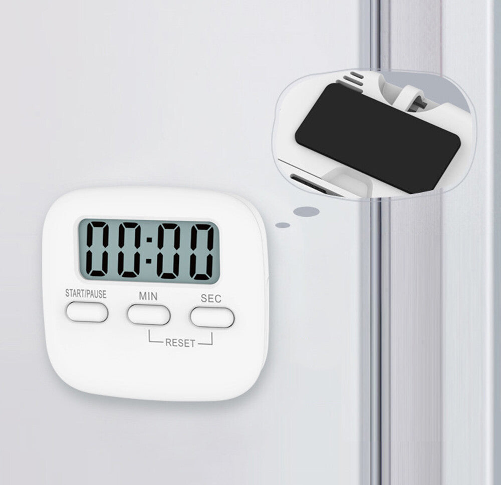 Kitchen Timer LCD Digital Magnetic Loudly Alarm Countdown 99min