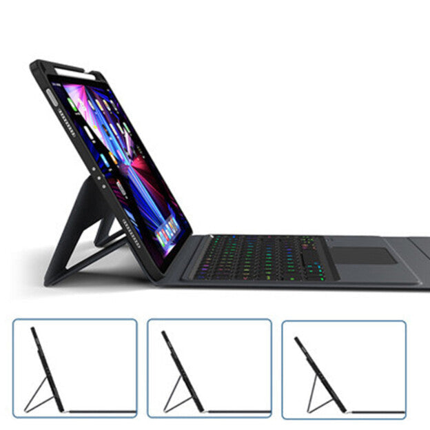 Wireless iPad Keyboard Case Cover Bluetooth Touchpad for iPad 9/8/7 10.2"
