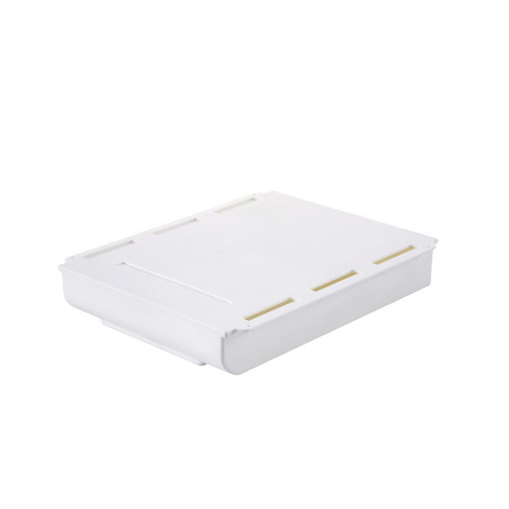 Invisible Drawer Stationary Storage Box with Lid Pull Out Under Desk Mini Drawer