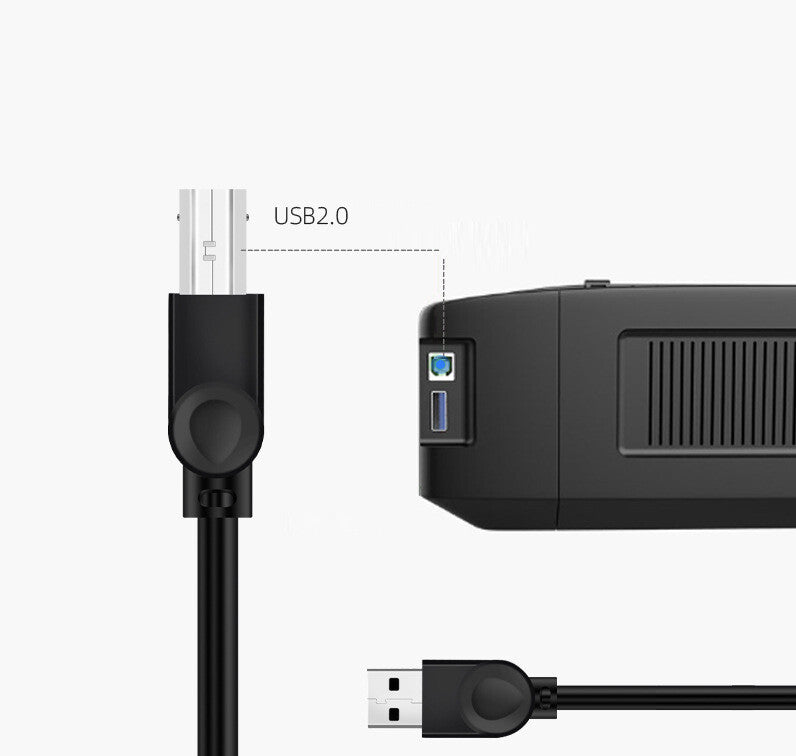Universal USB 2.0 Type A Male to B Printer Cable for HP Canon Dell Brother Epson