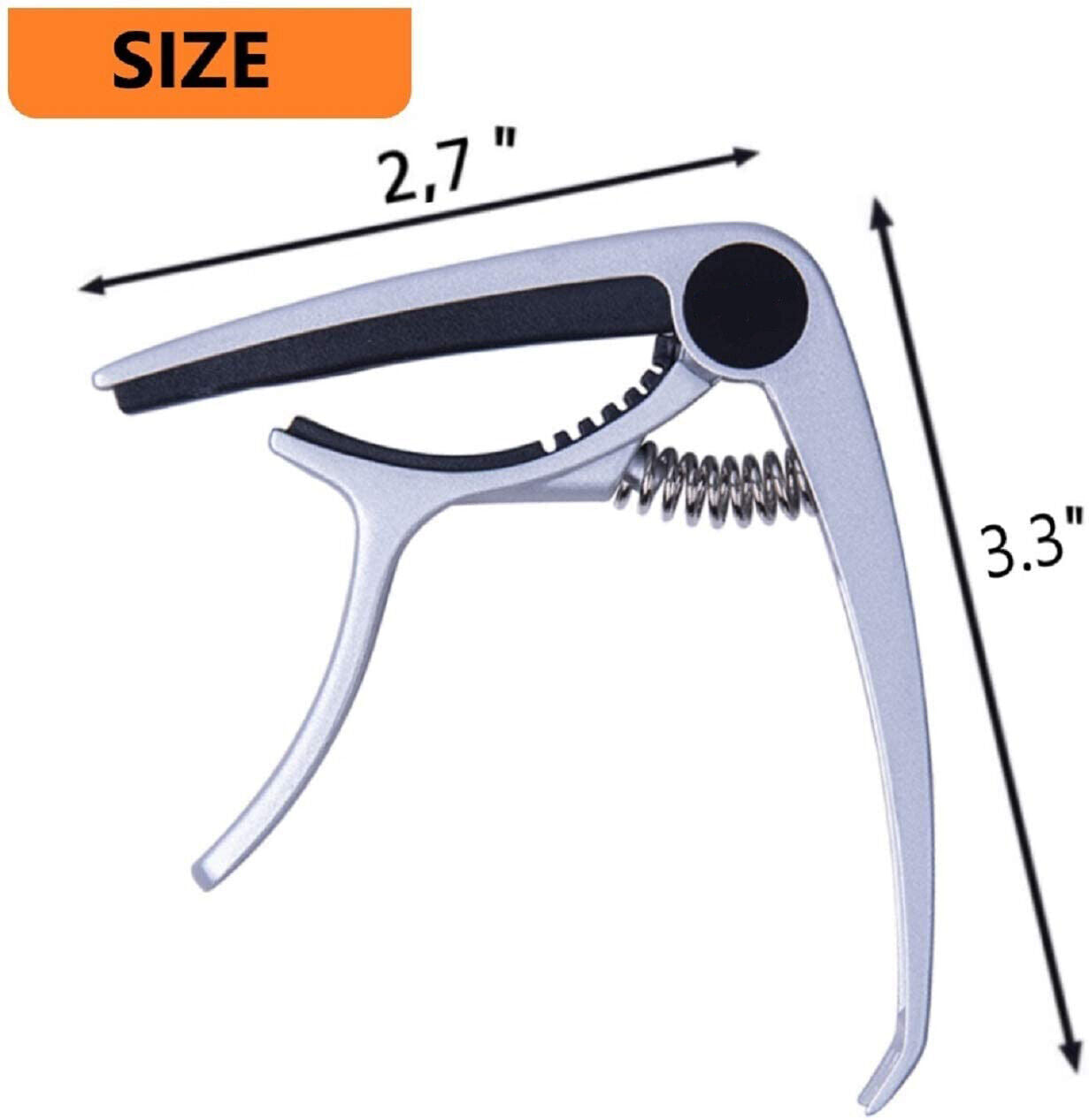 Alloy Guitar Capo Quick Change Release Trigger Clamp for Guitar Ukulele Bass