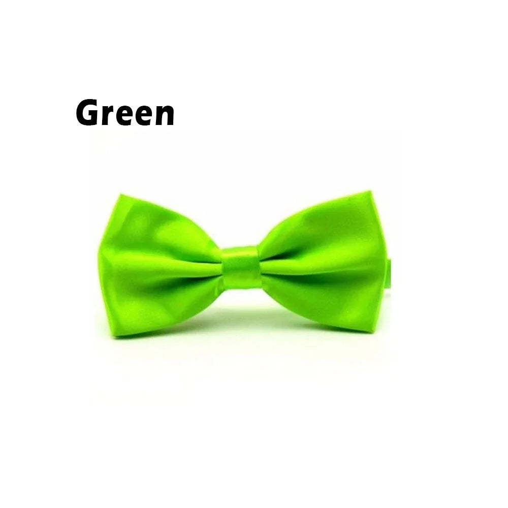 Mens Silk Tuxedo Formal Bow Tie Satin Wedding Party Pre Tied Bowtie Necktie Ties