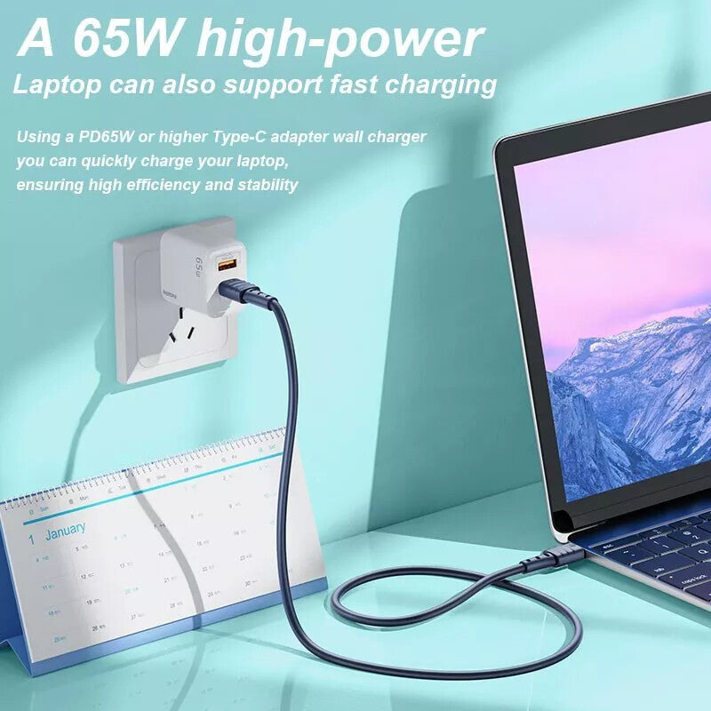 USB C to Type C PD 65W Fast Charging Data Cable