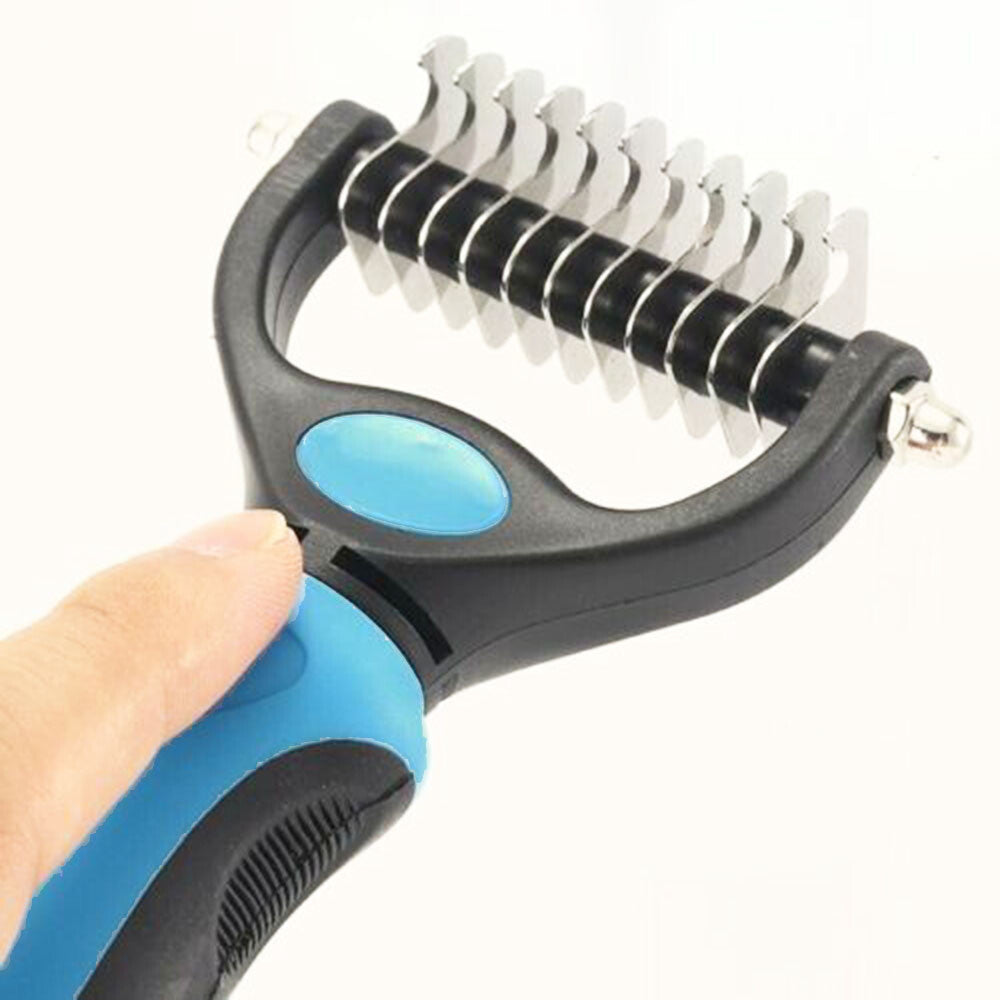 Dog Pet Cat Grooming Comb Brush Undercoat Rake Dematting Deshedding
