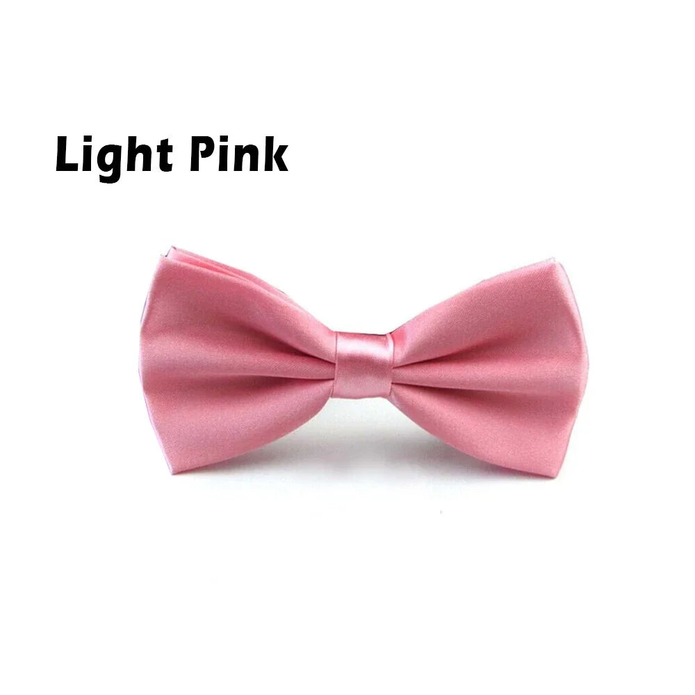 Mens Silk Tuxedo Formal Bow Tie Satin Wedding Party Pre Tied Bowtie Necktie Ties