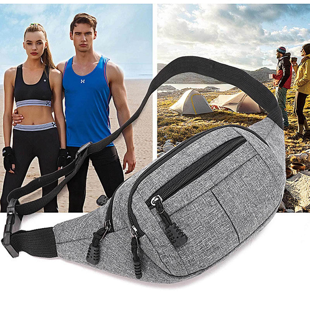 Unisex Waist Bum Bag Men Women Fanny Pack Holiday Travel Money Belt Pouch Wallet