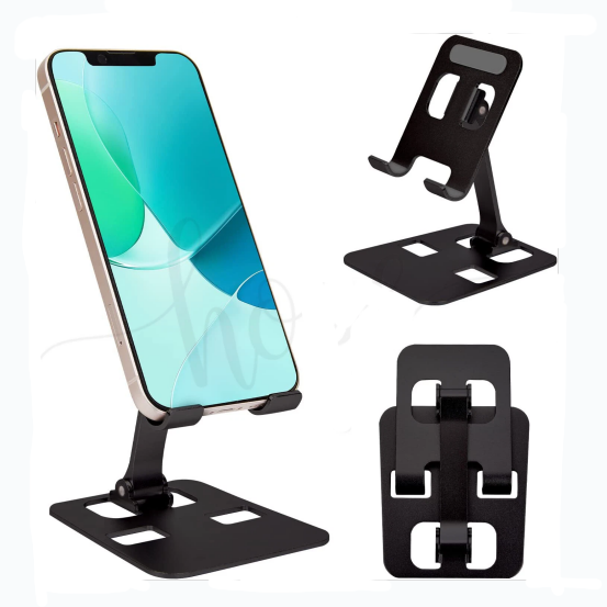 Phone Holder Stand Aluminium Phone Tablet Stand Holder Desk Desktop Foldable