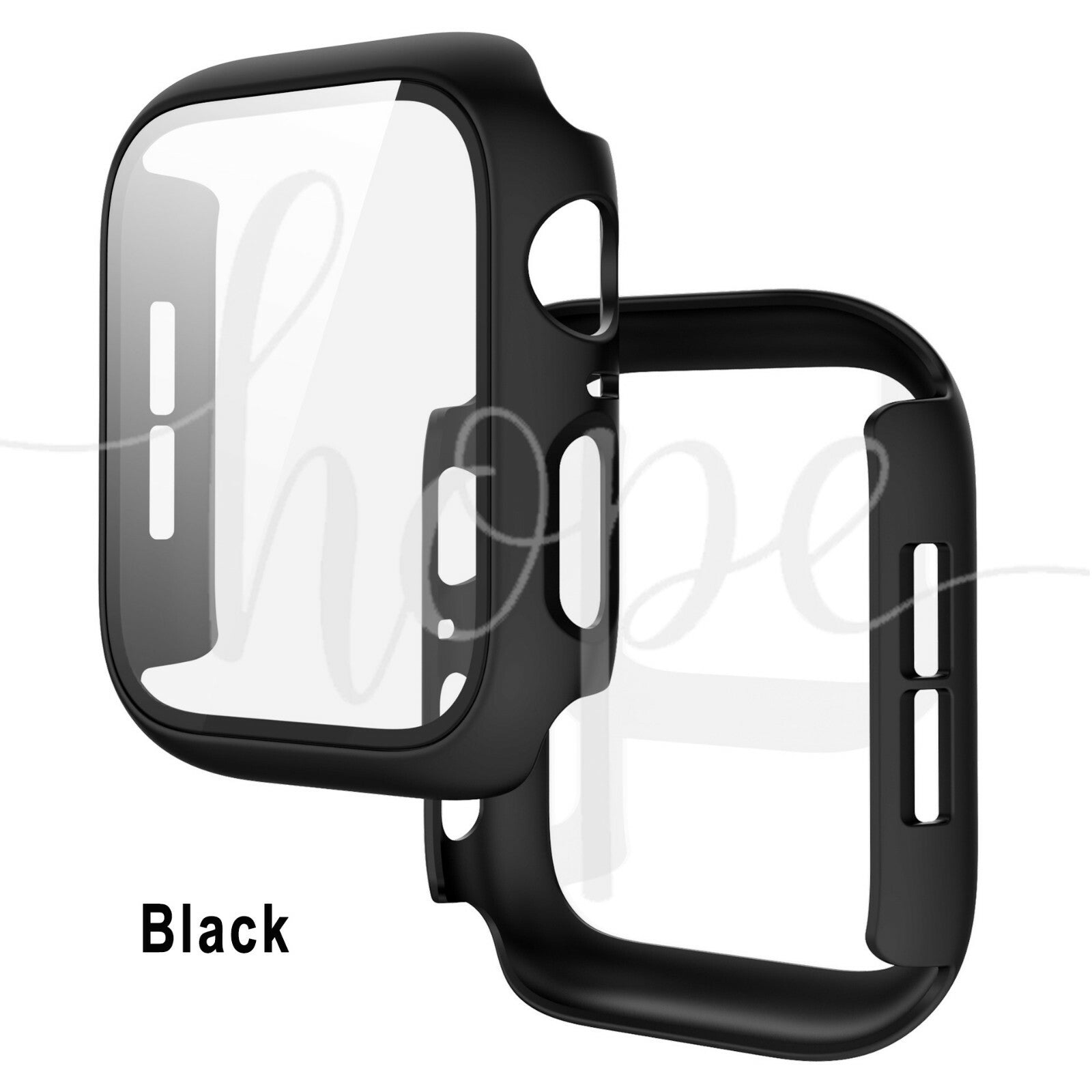 Case Cover Apple Watch iWatch 8/7/6/5/4/3/2/SE 45 44 42 41 40 38 Tempered Glass