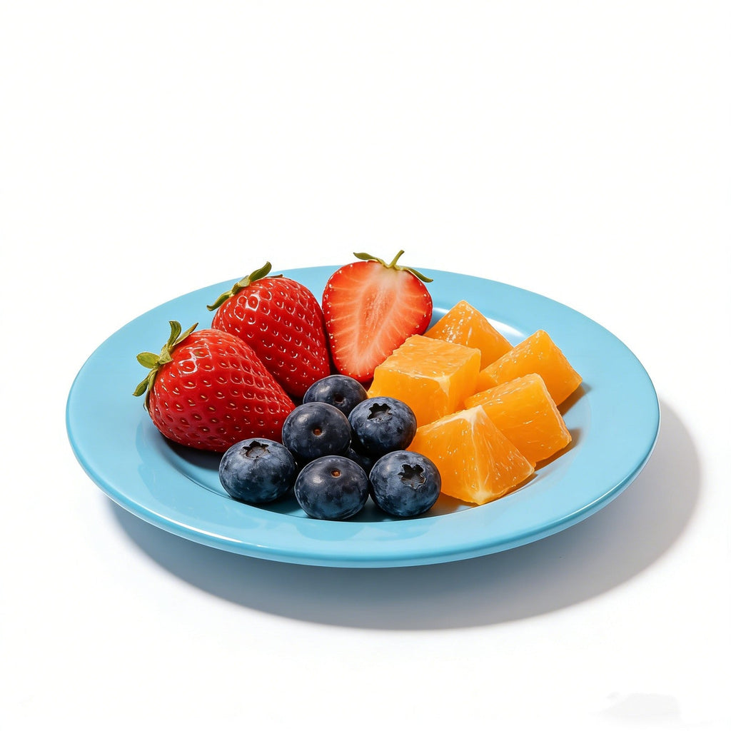 Set of 6, 20/25CM Melamine Plates Kids Dinnerware