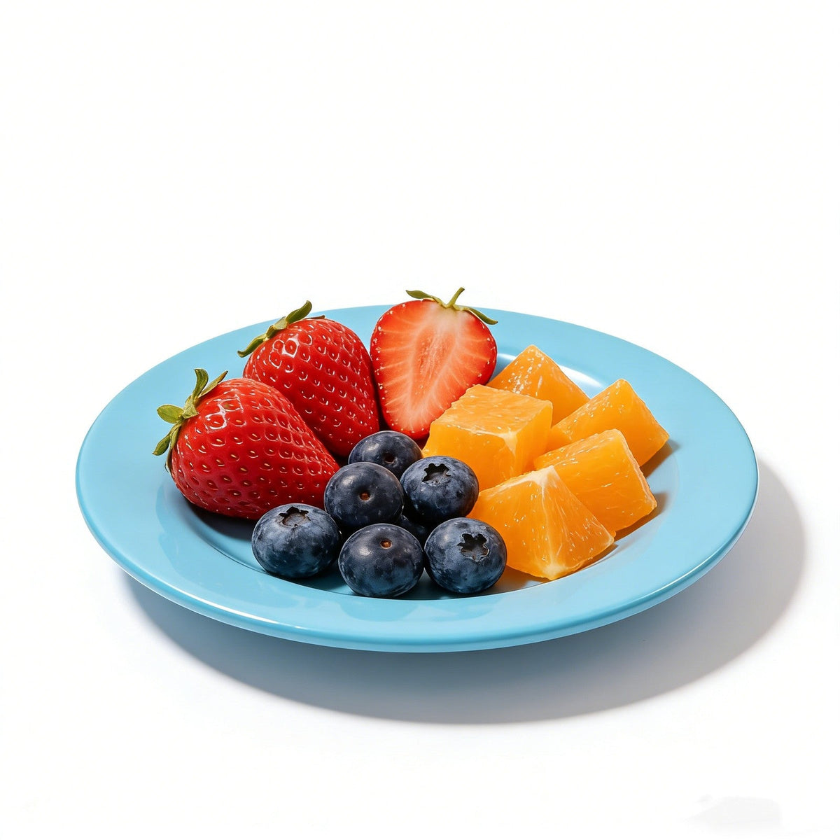 Set of 6, 20/25CM Melamine Plates Kids Dinnerware