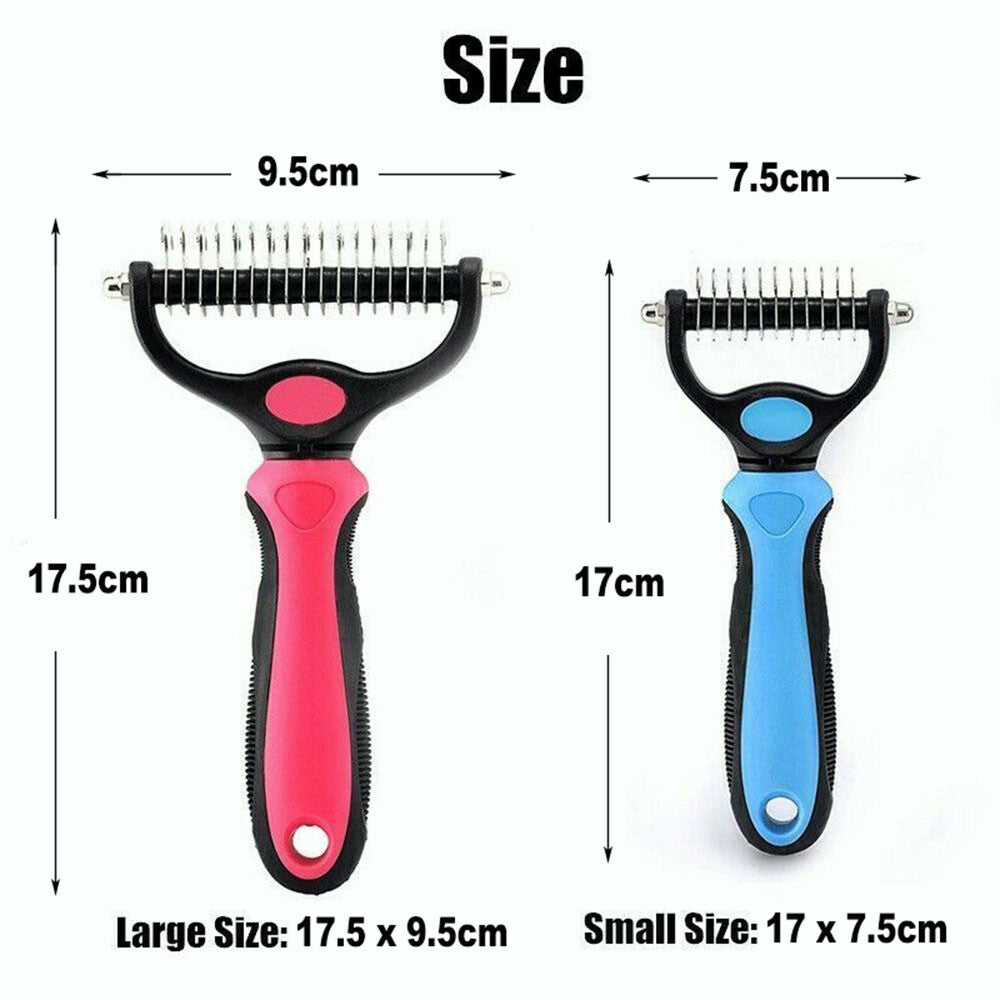 Dog Pet Cat Grooming Comb Brush Undercoat Rake Dematting Deshedding