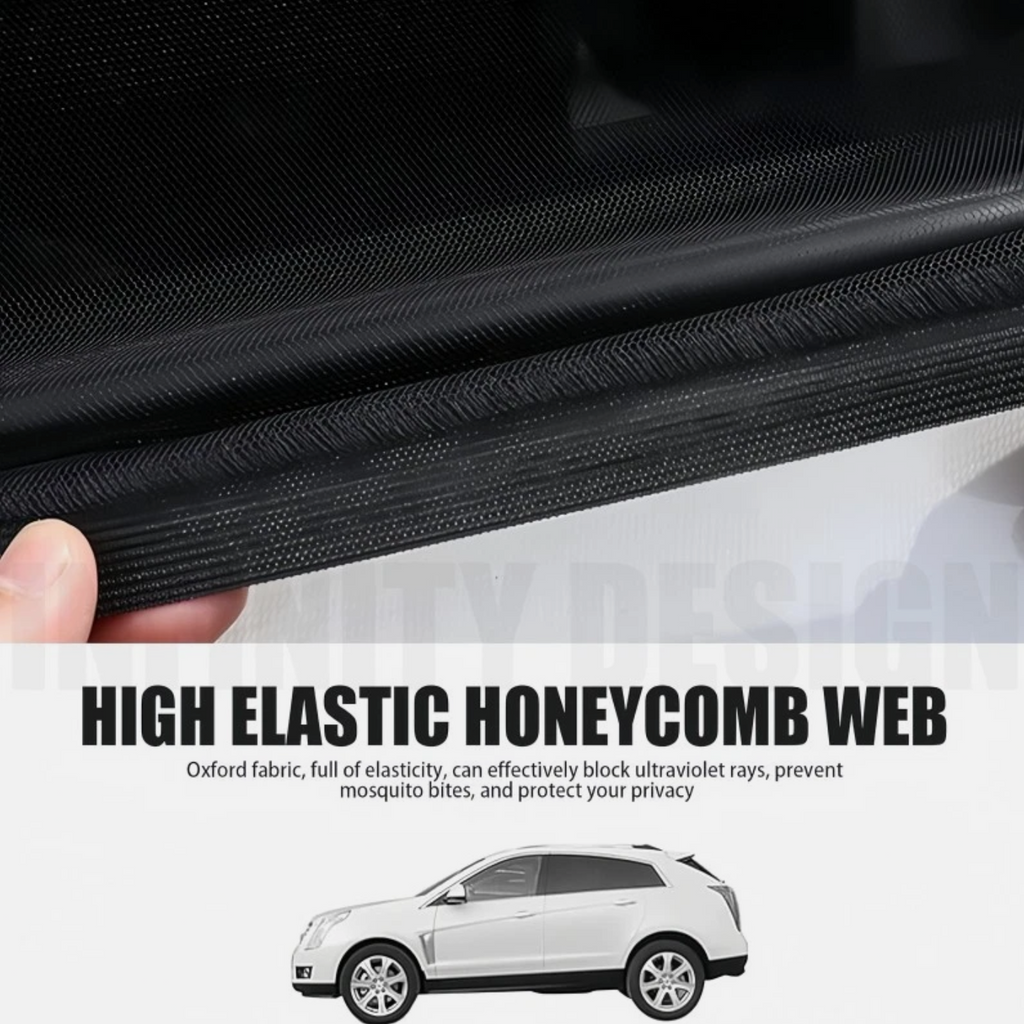 2x Universal Sun Shades Rear Side Seat Car Window Protection