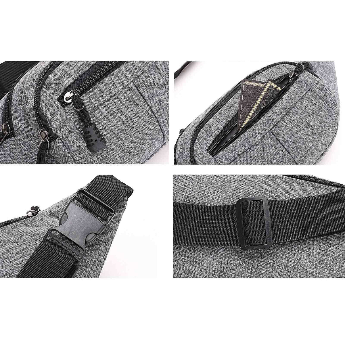 Unisex Waist Bum Bag Men Women Fanny Pack Holiday Travel Money Belt Pouch Wallet