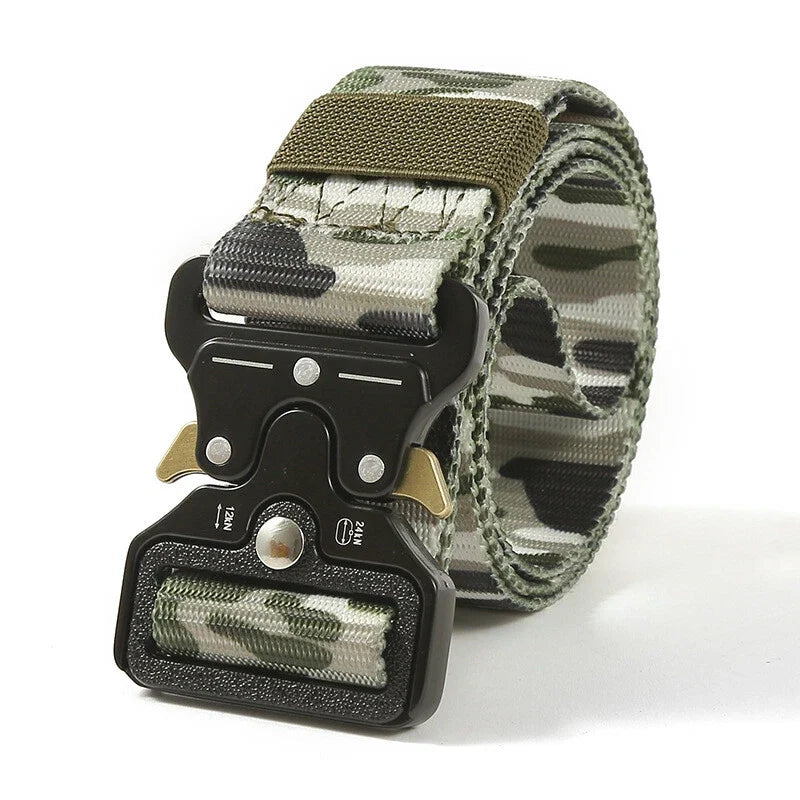 Belt Men's Nylon Outdoor Heavy Duty Waist Strap Waistband