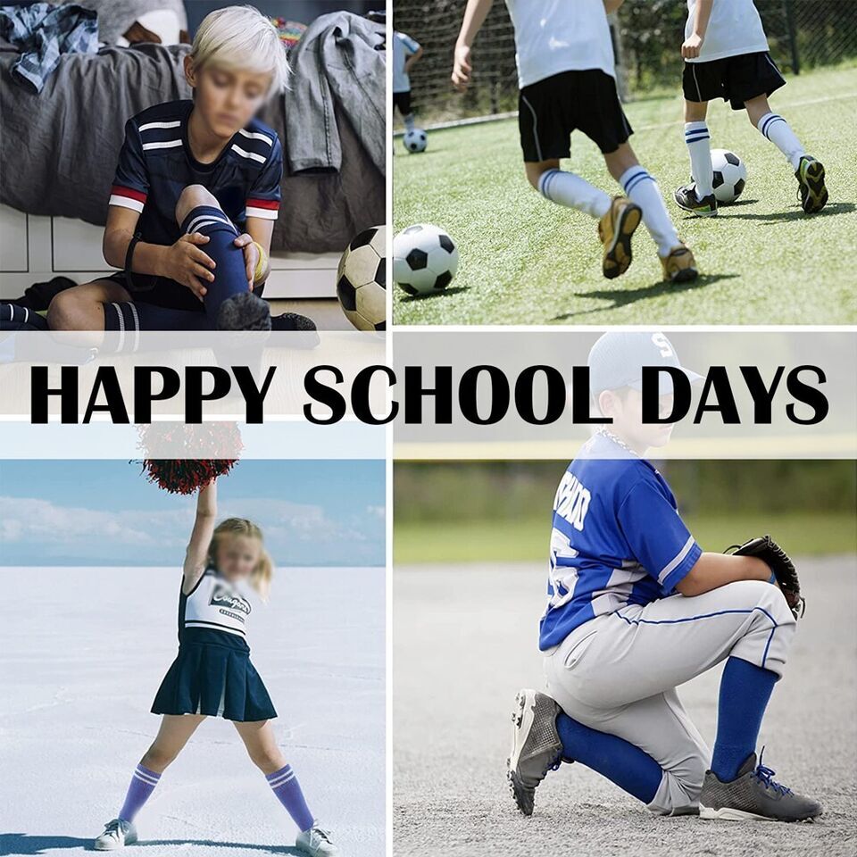 Kids Adult High Knee Sports Socks