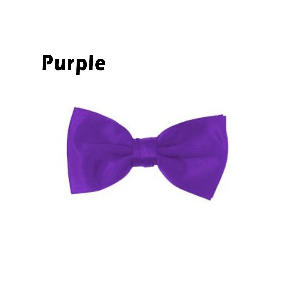 Mens Silk Tuxedo Formal Bow Tie Satin Wedding Party Pre Tied Bowtie Necktie Ties