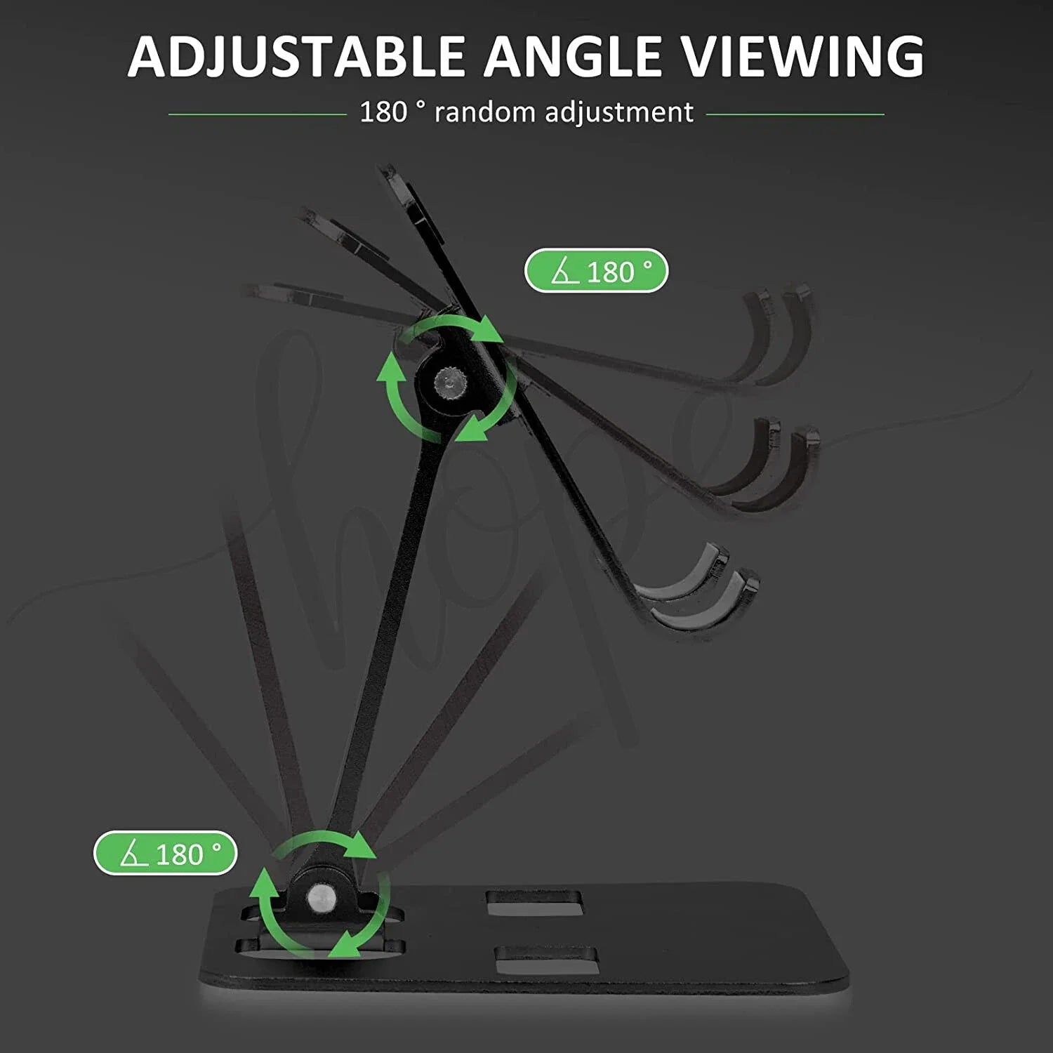 Phone Holder Stand Aluminium Phone Tablet Stand Holder Desk Desktop Foldable