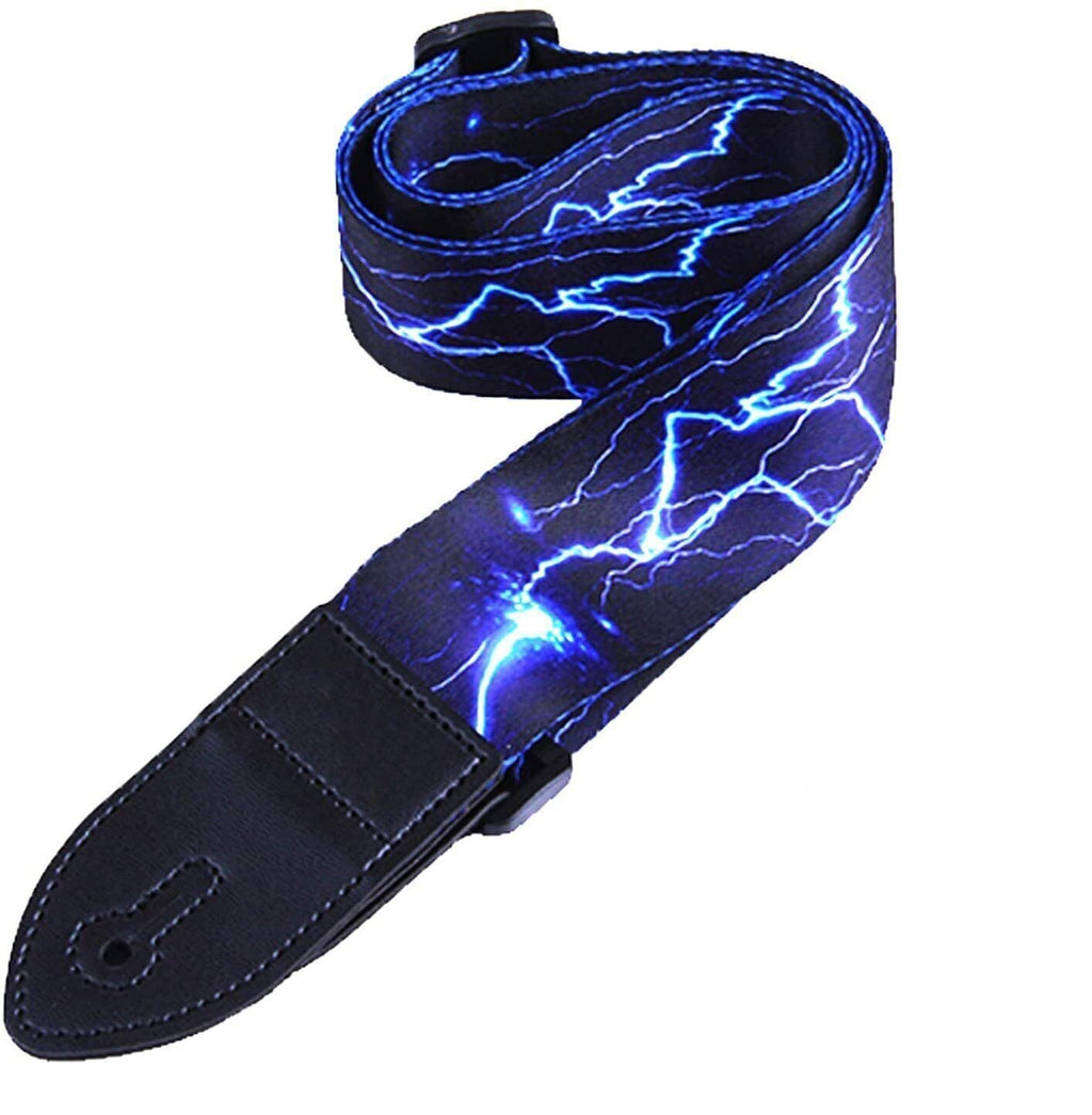 Electric Guitar Strap Adjustable Leather Belt Acoustic Electric Bass AU
