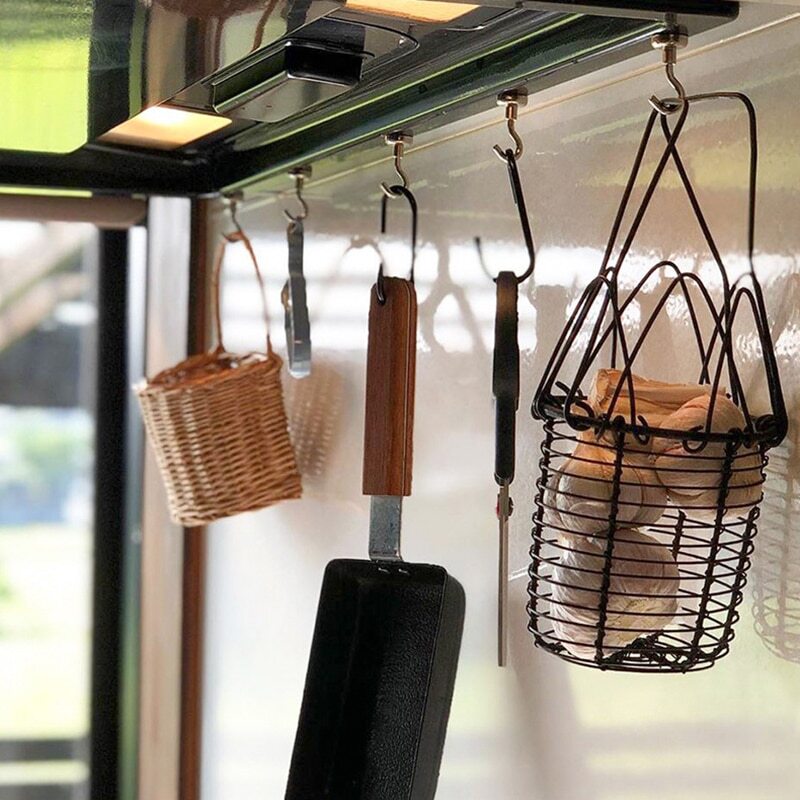 6x  32mm Magnetic Hooks Strong Refrigerator Hanger Holder Rare Earth Magnet