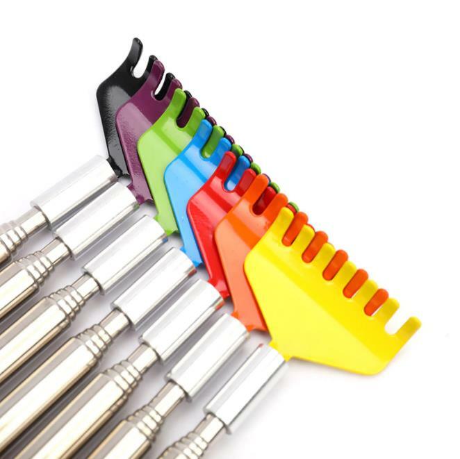 Back scratcher Extendable metal claw telescoping backscratcher massager extend