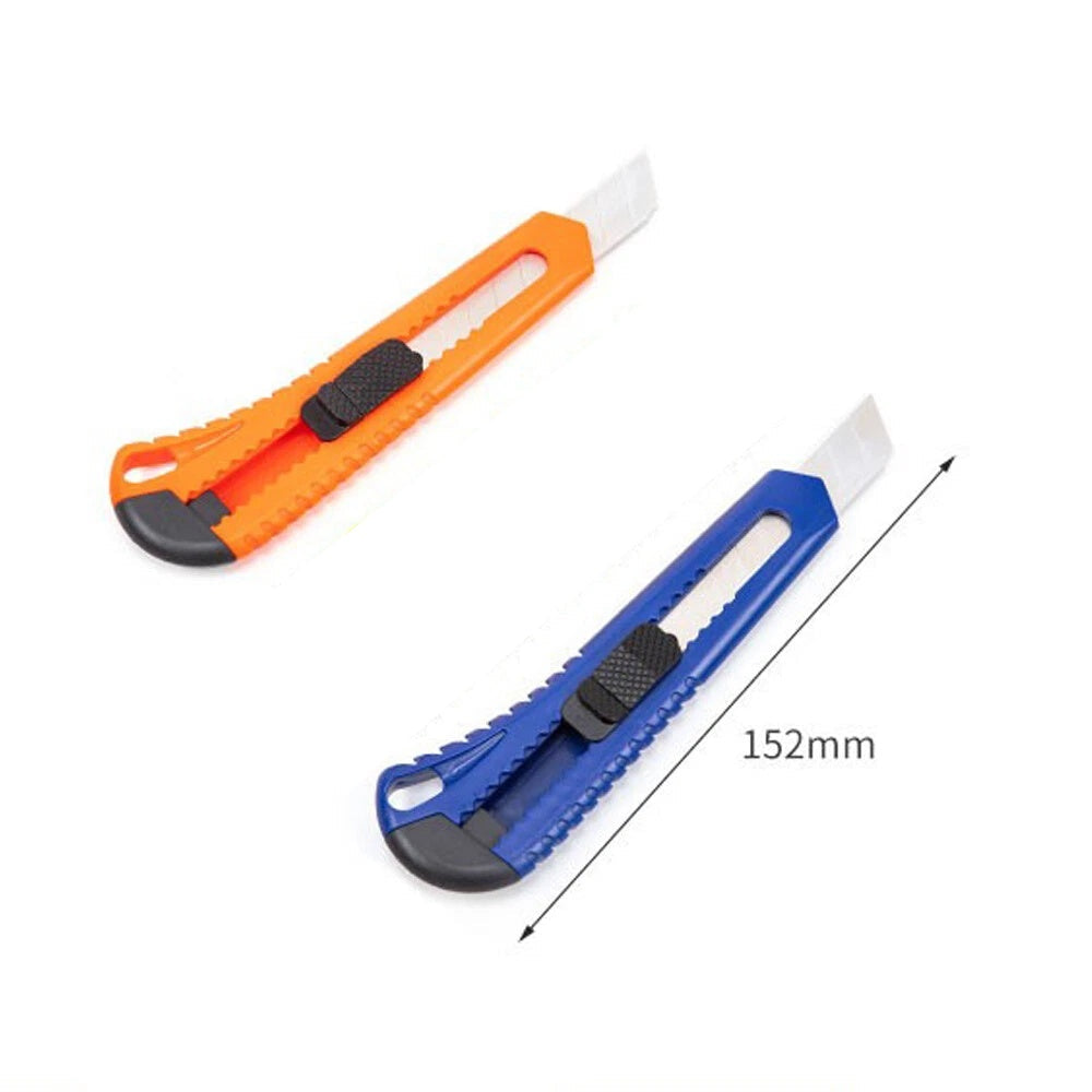 Heavy Duty Box Cutter  Pack Snap Off Retractable Blade Long Last Hand Craft Tool