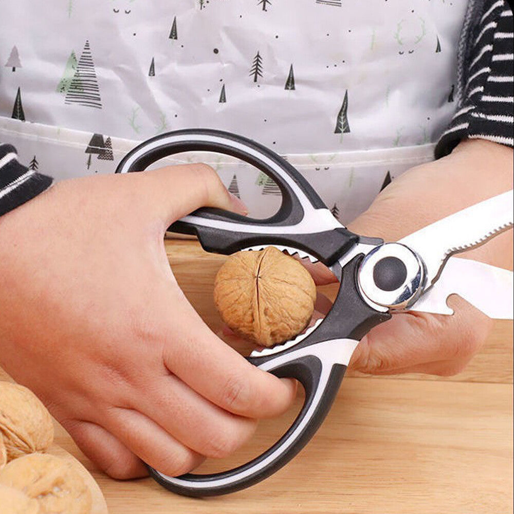 Kitchen Scissors Heavy Duty Super Sharp Stainless Steel Multi Purpose Meat Nuts