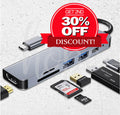 6in1/8in1/11in1 USB-C Type C Hub HDMI USB 3.0 HUB Adapter For MacBook Pro iPad
