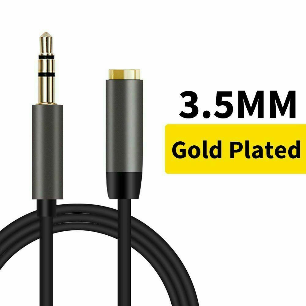 AUX Male to Male/Female Cable Audio 3.5mm Headphone Stereo Extension Cord