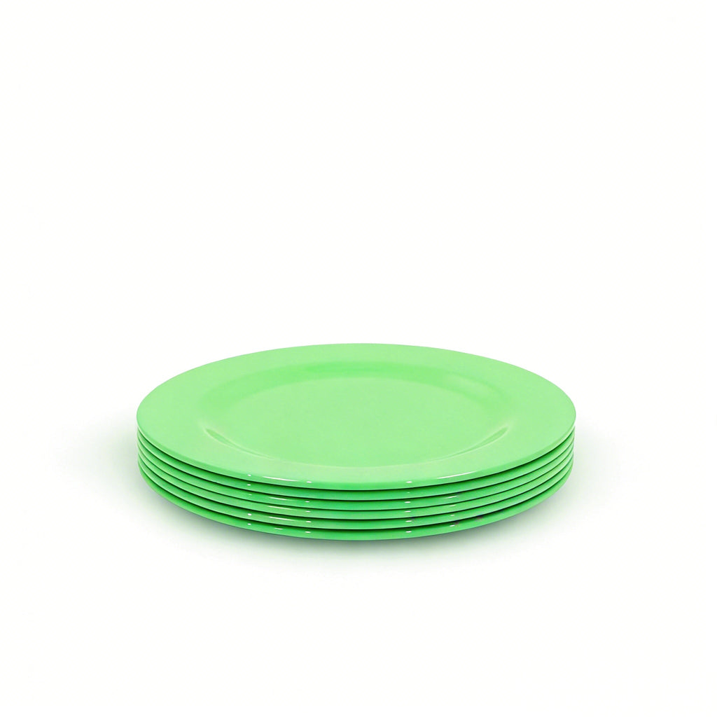 Set of 6, 20/25CM Melamine Plates Kids Dinnerware