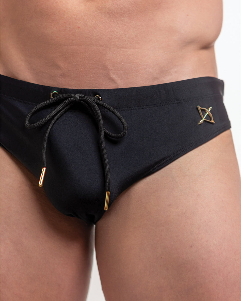 Apollo Swim Brief | Midnight Black | Sleek Fit, Signature Hardware