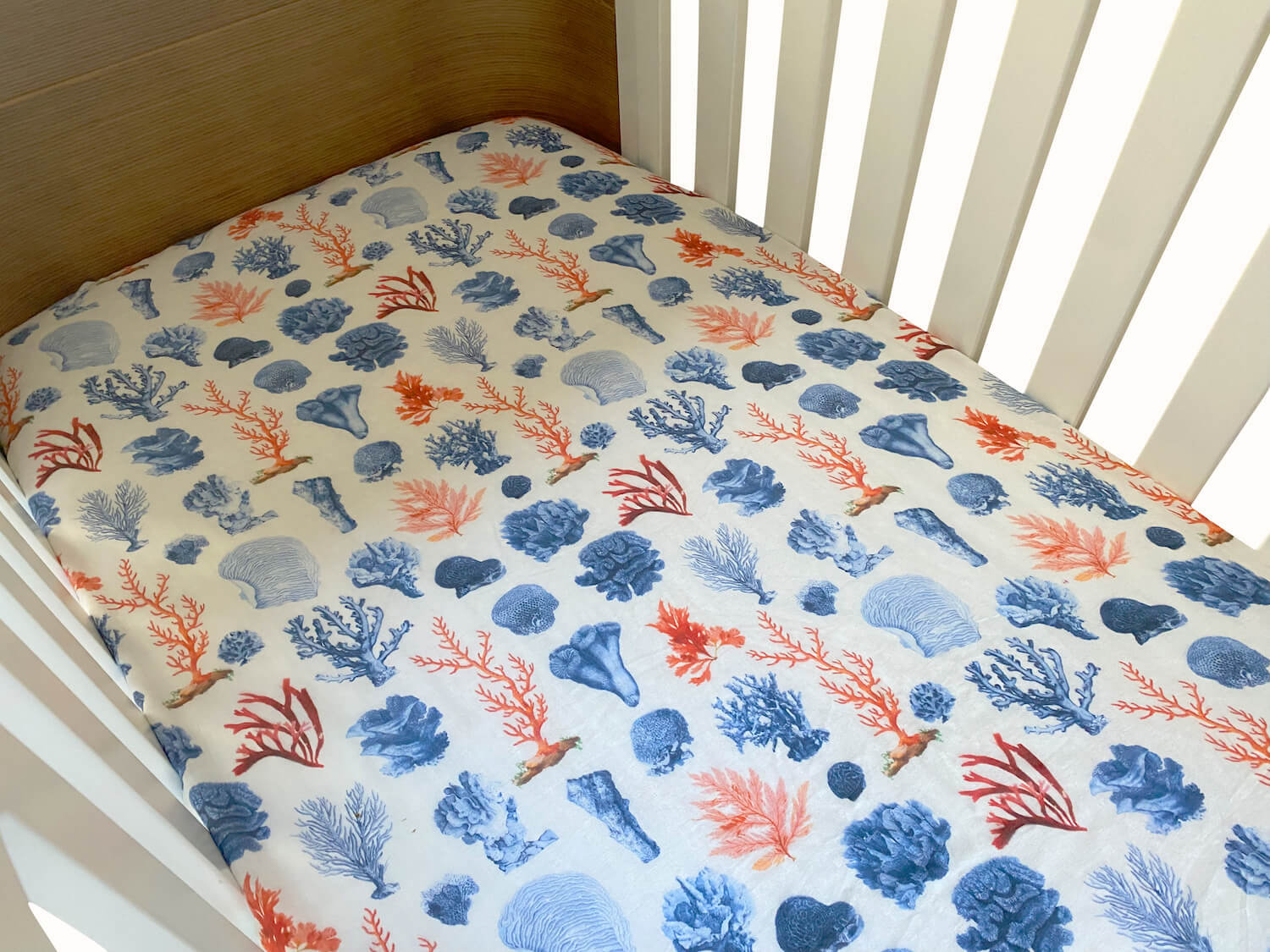 Coral Cot Sheet