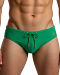 Apollo Swim Brief | Sea Green | Sculpted Fit & Metal Hardware