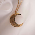 4 Qul Crescent Moon Necklace