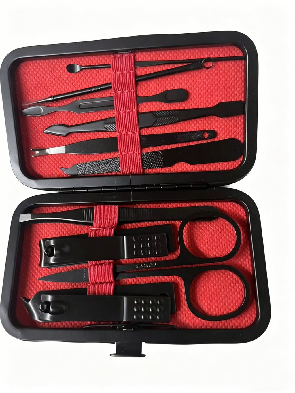 10Pcs Manicure Pedicure Stainless Nail Clippers Kit