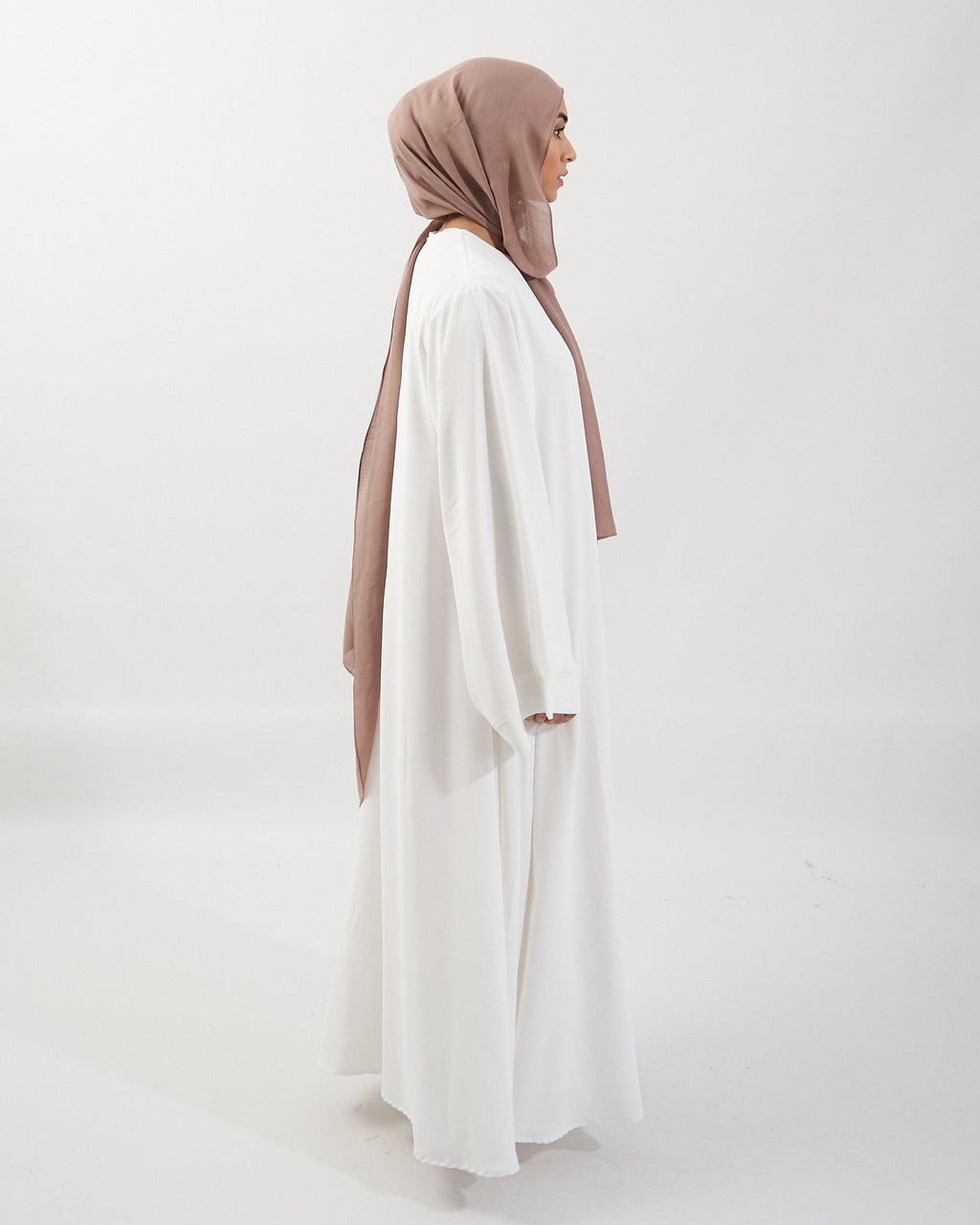 Khatijah Abaya - White